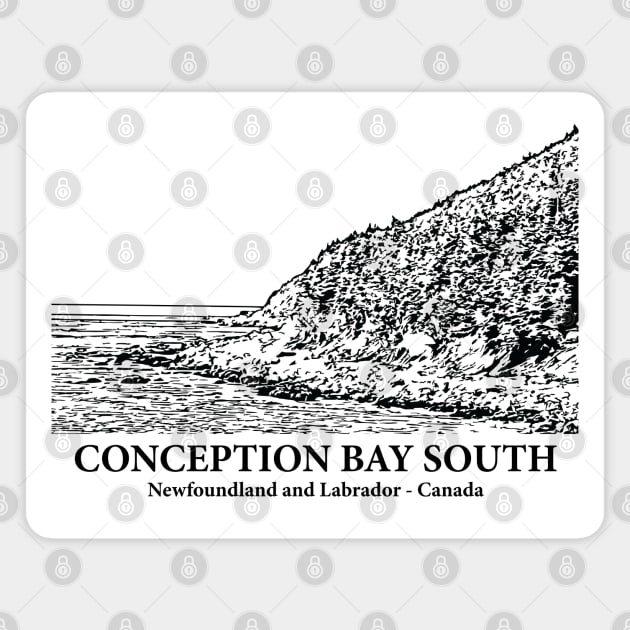 Conception Bay South - Newfoundland and Labrador Magnet by Lakeric
